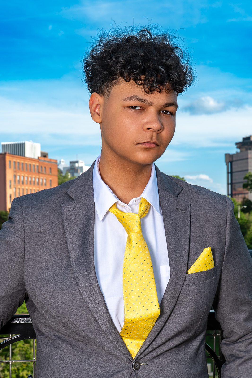 Senior portrait, downtown Rochester NY