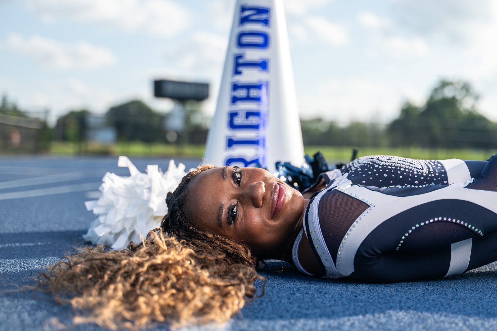 Senior cheer portrait, Rochester NY