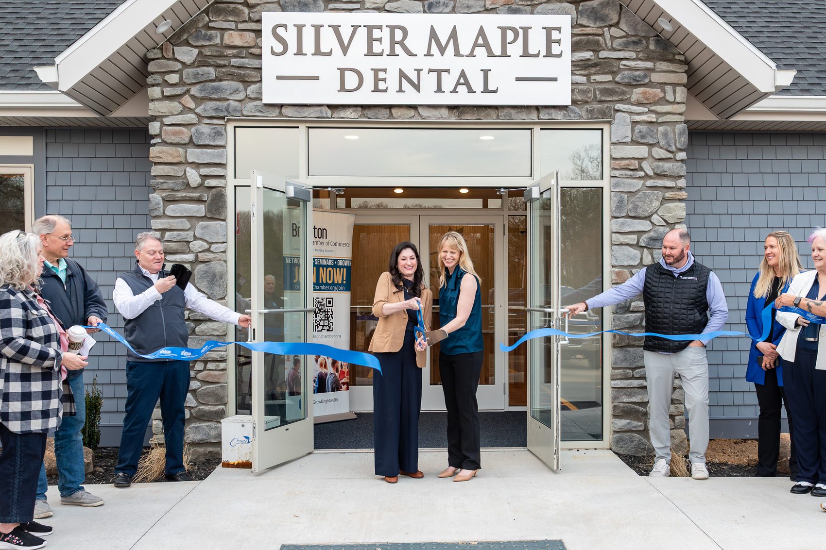 Silver Maple Dental ribbon cutting event coverage, Rochester NY